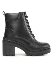 Aldo Botki Alique 13669275 Czarny. Czarne botki Aldo, bez wzorów, ze skóry, bez obcasa, na słupku, bez zapięcia. Za 669.99 zł.