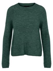 Pieces Sweter w kolorze ciemnozielonym rozmiar: XL. Zielone swetry Pieces, xl, bez wzorów, bez ramiączek. Za 84.45 zł.