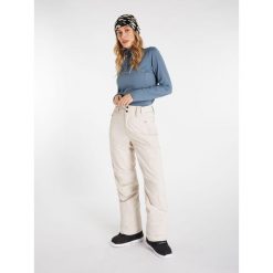 Spodnie narciarskie i snowboardowe damskie Protest CINNAMON snowpants. Białe spodnie narciarskie Protest, bez wzorów, narciarskie. Za 499.99 zł.