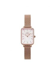 Daniel Wellington Zegarek Quadro Pressed DW00100510 Złoty. Żółte, analogowe zegarki Daniel Wellington, złote. Za 659.99 zł.
