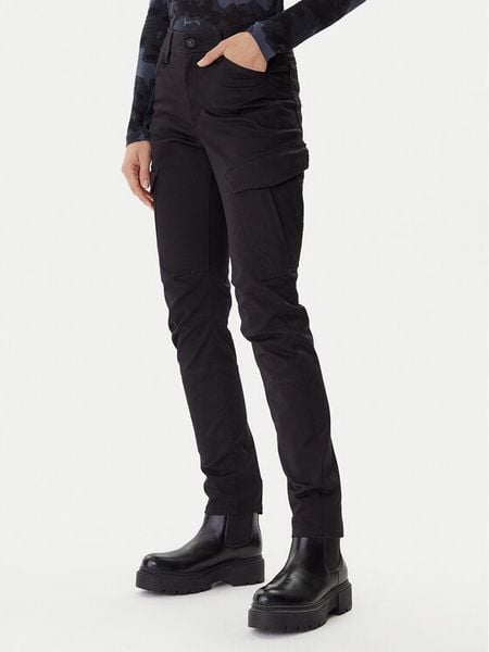 G-Star Raw Spodnie materiałowe Judee D24673-E078 Czarny Relaxed Fit. Czarne spodnie materiałowe G-Star Raw, bez wzorów, z bawełny, retro. Za 409.99 zł.