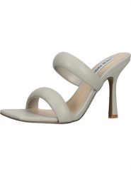 Steve Madden Klapki w kolorze szarym rozmiar: 40. Szare klapki Steve Madden, bez wzorów, klasyczne, z otwartym noskiem, bez obcasa, na szpilce, bez zapięcia. Za 276.95 zł.