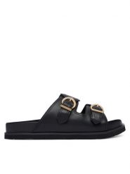 Gant Klapki 32501311 Czarny. Czarne klapki Gant, bez wzorów, ze skóry, bez obcasa, bez zapięcia. Za 499.99 zł.