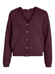 Vila Kardigan "Vicutie" w kolorze fioletowym rozmiar: L. Różowe swetry Vila, l, bez wzorów, bez ramiączek. Za 161.73 zł.