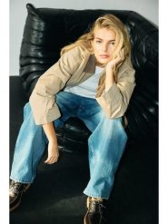 Noisy may Kurtka przejściowa w kolorze beżowym rozmiar: M. Brązowe kurtki Noisy May, m, bez wzorów, z bawełny, bez kaptura. Za 135.17 zł.