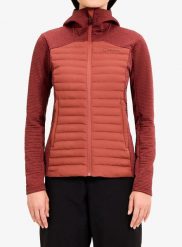 Kurtka hybrydowa damska Berghaus Nula Hybrid Jacket. Czerwone kurtki Berghaus, s, bez wzorów, z materiału, bez kaptura. Za 555.49 zł.