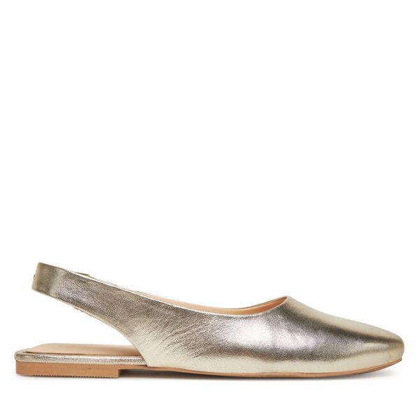 Sandały Bronx. Żółte sandały Bronx, bez wzorów, bez obcasa, na płaskiej podeszwie, bez zapięcia. Za 279.99 zł.