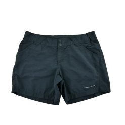 Second life - Columbia damskie spodenki PFG Omni-Shade - Stan dobry. Czarne szorty sportowe Columbia, bez wzorów, z materiału, trekkingowe. Za 85.16 zł.