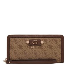 Portfel Guess. Brązowe portfele Guess, z aplikacjami. Za 264.99 zł.