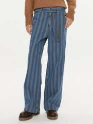 DAY BIRGER ÉT MIKKELSEN Jeansy Elijah DAY65243382 Niebieski Wide Leg. Niebieskie jeansy DAY Birger et Mikkelsen, bez wzorów, z bawełny. Za 429.99 zł.
