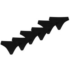 Puma damskie stringi sportowe 3D Knit 6-pack czarne. Czarne majtki sportowe Puma, bez wzorów, z dzianiny. Za 286.22 zł.