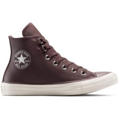 Buty sportowe Converse Chuck Taylor All Star. Brązowe buty treningowe Converse, bez wzorów, z materiału, bez zapięcia, na fitness i siłownię. Za 490.00 zł.