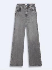 LTB Dżinsy "Danica" - Wide Leg - w kolorze szarym rozmiar: W33/L32. Szare jeansy LTB, l, z aplikacjami, klasyczne. Za 152.99 zł.