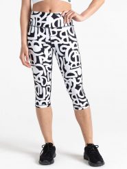 Dare 2b Legginsy sportowe "Influential" w kolorze biało-czarnym rozmiar: 46. Białe legginsy Dare 2b, bez wzorów, z materiału, outdoorowe. Za 69.91 zł.