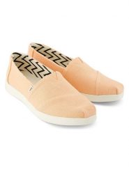TOMS Espadryle w kolorze pomarańczowym rozmiar: 37,5. Pomarańczowe espadryle TOMS, bez wzorów, bez obcasa. Za 99.95 zł.
