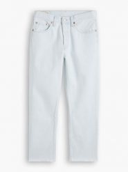 Levi's Dżinsy "501® Crop" - Regular fit - w kolorze błękitnym rozmiar: W24/L28. Niebieskie jeansy Levi's, l, z aplikacjami, klasyczne, z podwyższonym stanem. Za 176.08 zł.
