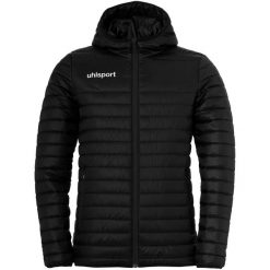 Kurtka puchowa Uhlsport Essential Ultra Lite. Czarne kurtki Uhlsport, l, bez wzorów, z puchu, z kapturem. Za 323.80 zł.