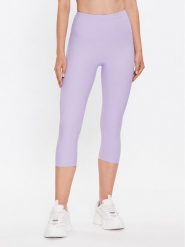 Glamorous Legginsy YG0037B Fioletowy Slim Fit. Fioletowe legginsy Glamorous, bez wzorów, z syntetyku. Za 99.99 zł.