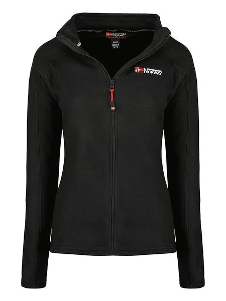 Geographical Norway Kurtka polarowa "Tug" w kolorze czarnym rozmiar: L. Czarne kurtki Geographical Norway, l, bez wzorów, z polaru, bez kaptura. Za 78.66 zł.