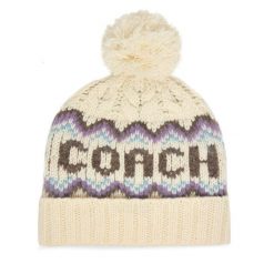 Czapka Coach. Czapki zimowe Coach, bez wzorów. Za 409.99 zł.