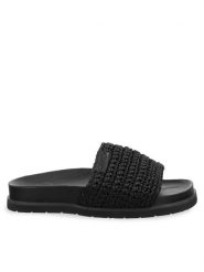 Gant Klapki 30508937 Czarny. Czarne klapki Gant, bez wzorów, z materiału, bez obcasa, bez zapięcia. Za 269.99 zł.
