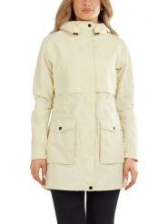 Płaszcz przeciwdeszczowy damski Fundango Zhuri Waterproof. Żółte płaszcze FUNDANGO, xs, bez wzorów, z materiału, eleganckie, bez kaptura. Za 499.00 zł.