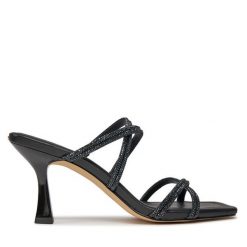 Klapki MICHAEL Michael Kors. Czarne klapki MICHAEL Michael Kors, bez wzorów, bez obcasa, bez zapięcia. Za 539.99 zł.