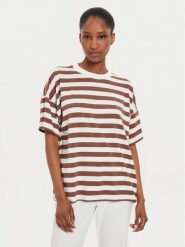 ViCOLO T-Shirt UB0179 Écru Regular Fit. T-shirty ViCOLO, xl, bez wzorów, z wiskozy, bez kołnierzyka, bez ramiączek. Za 109.99 zł.