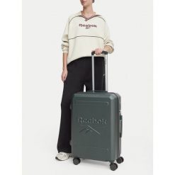 Walizka średnia Reebok. Zielone walizki Reebok, średnie. Za 269.99 zł.