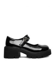 JENNY Półbuty CEO-ELAINE CM221230-7 Czarny. Czarne półbuty wsuwane Jenny, bez wzorów, z materiału, bez obcasa, na obcasie. Za 139.99 zł.