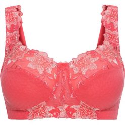 Biustonosz odciążający, bez fiszbinów bonprix jasnoróżowy. Biustonosze marki bonprix. Za 54.99 zł.