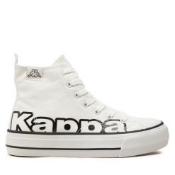 Trampki Kappa. Białe trampki Kappa, bez wzorów, bez zapięcia. Za 129.99 zł.