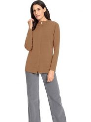 WITT WEIDEN Sweter w kolorze jasnobrązowym rozmiar: 52. Brązowe swetry WITT WEIDEN, bez wzorów, ze splotem, bez ramiączek. Za 96.83 zł.