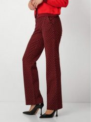 Rosner Spodnie "Jenny" w kolorze czerwono-czarnym rozmiar: 46. Czarne spodnie materiałowe Rosner, bez wzorów, z materiału. Za 152.99 zł.