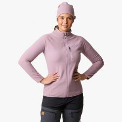 Bluza polarowa rozpinana Turystyka Damska Swedemount Geilo Fleece Full Zip II. Fioletowe bluzy z polaru SWEDEMOUNT, na zimę, bez wzorów, z polaru, narciarskie. Za 129.99 zł.