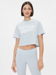 Reebok T-Shirt IM4096 Błękitny. Niebieskie t-shirty Reebok, xs, bez wzorów, z bawełny, bez kołnierzyka, bez ramiączek. Za 59.99 zł.