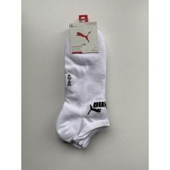 Skarpety unisex Puma QUARTER. Białe skarpetki Puma, bez wzorów. Za 76.99 zł.