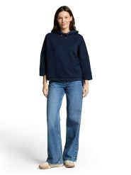 Tom Tailor Bluza w kolorze granatowym rozmiar: S. Niebieskie bluzy Tom Tailor, s, bez wzorów, bez ramiączek, z kapturem. Za 101.94 zł.