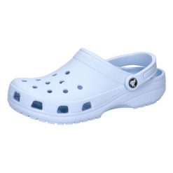 Klapki Crocs CLASSIC 10001-4WK. Brązowe klapki Crocs, bez wzorów, z materiału, z okrągłym noskiem, bez obcasa, bez zapięcia. Za 199.00 zł.