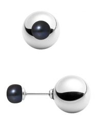 Pearline Srebrne kolczyki-wkrętki z perłami rozmiar: onesize. Niebieskie kolczyki Pearline, z perłą, srebrne. Za 382.99 zł.