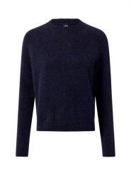 BOSS Sweter z dodatkiem alpaki Kobiety Wełna niebieski, M. Niebieskie swetry Boss, m, bez wzorów, z dzianiny, bez ramiączek. Za 549.95 zł.