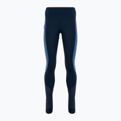 Legginsy damskie CMP Tight. Niebieskie legginsy CMP, bez wzorów, sportowe. Za 159.99 zł.