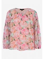 More & More Bluzka w kolorze jasnoróżowo-zielono-kremowym rozmiar: 34. Brązowe bluzki More & More, bez wzorów, bez kołnierzyka, bez ramiączek. Za 82.95 zł.