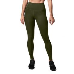 Legginsy treningowe damskie STRONG ID Essential. Zielone bielizna termoaktywna damska STRONG ID, bez wzorów, bez ramiączek. Za 149.99 zł.