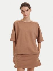 Beverly Hills Polo Club T-Shirt P-SS26W-TS00817 Brązowy jasny Oversize. Brązowe t-shirty Beverly Hills Polo Club, m, bez wzorów, z syntetyku, bez kołnierzyka, bez ramiączek. Za 149.99 zł.