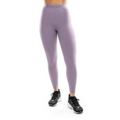Damskie legginsy do biegania Fitness Siroko Glory. Fioletowe bielizna termoaktywna damska SIROKO, bez wzorów, z materiału. W wyprzedaży za 106.00 zł.
