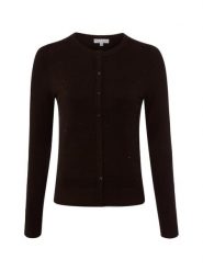 Marie Lund Kardigan Kobiety wiskoza brązowy, S. Brązowe swetry Marie Lund, s, bez wzorów, z wiskozy, eleganckie, bez ramiączek. Za 199.95 zł.