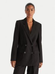 Guess Marynarka W5BN59 W2422 Czarny Regular Fit. Czarne marynarki i żakiety Guess, xl, z aplikacjami, z syntetyku, bez ramiączek. Za 799.99 zł.