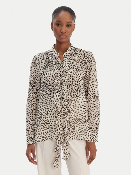 Marella Koszula Canapa 2613111151 Écru Regular Fit. Koszule Marella, bez wzorów, z wiskozy, bez kołnierzyka, bez ramiączek. Za 669.99 zł.