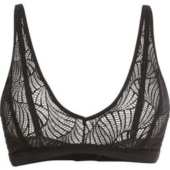 Biustonosz z trójkątnymi miseczkami bonprix czarny. Biustonosze marki bonprix. Za 34.99 zł.